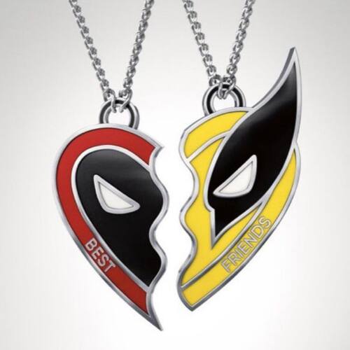死侍3电影衍生周边Wolverine Best Friends项链小众原创设计ins链