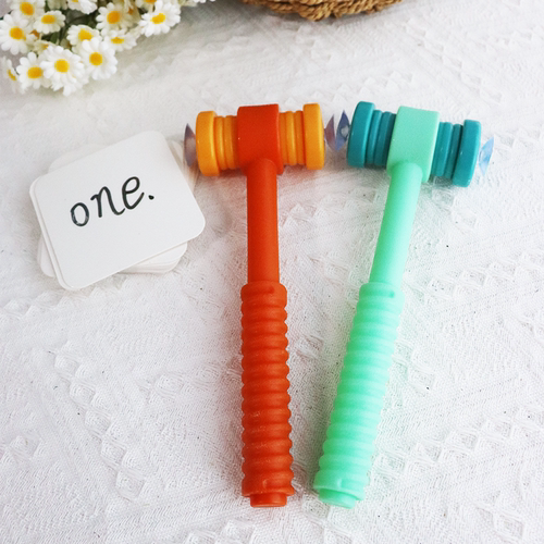 双头吸盘锤子敲打玩具识字游戏