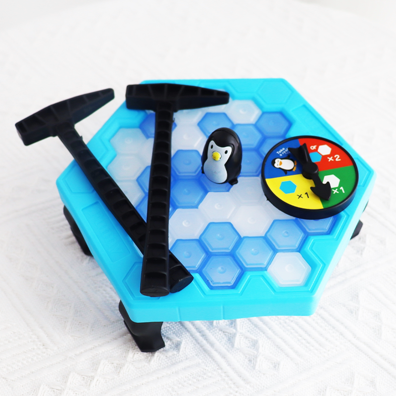 企鹅敲冰块玩具亲子互动桌游拯救小企鹅破冰思维训练课堂儿童教具