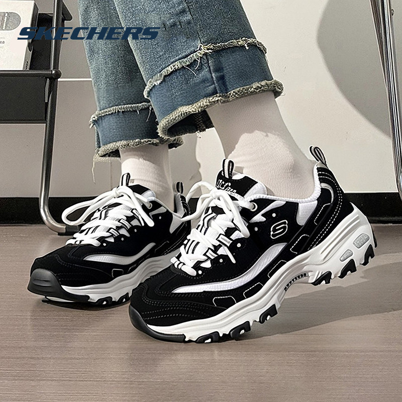 斯凯奇女鞋冬季新款熊猫鞋官方旗舰店女款休闲鞋运动鞋增高老爹鞋,女鞋,老爹鞋,淘宝优惠券,粉丝福利购,淘宝优惠卷