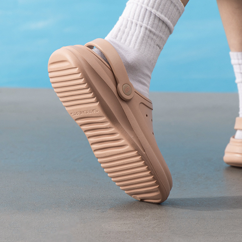 Skechers斯凯奇女鞋凉拖夏季新款外穿时尚轻便沙滩拖鞋洞洞鞋