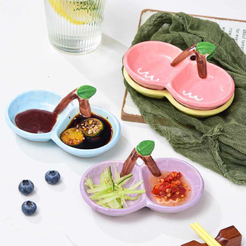 新款直销手绘浮雕陶瓷调味碟多功能酱料碟醋碟家用餐具创意水果可,厨房/烹饪用具,配菜/备菜盘,淘宝优惠券,粉丝福利购,淘宝优惠卷