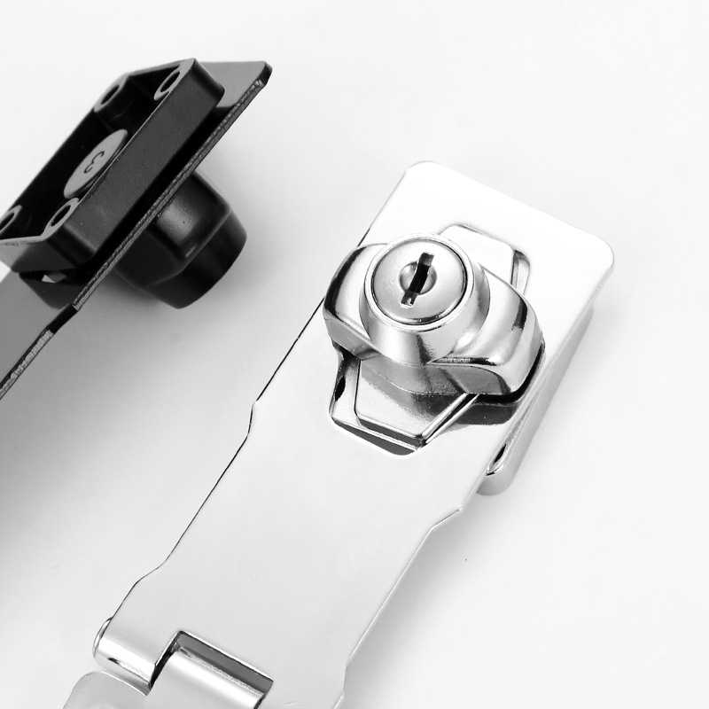 新款直销免开孔带锁锁牌家用柜门锁扣抽屉锁老式文件柜办公桌柜门