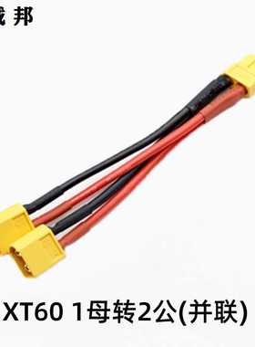 新款直销XT60插头并联14Awg耐高温特软硅胶线航模电池电调电机模