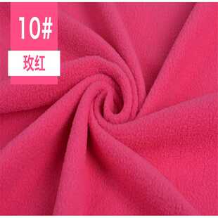 新款直销300克现货双面双摇摇粒绒面料 加厚服装外套用布料绒布8