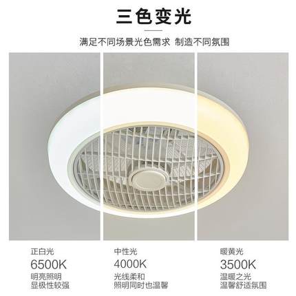 新款直销跨境吸顶风扇灯led吸顶灯卧室风扇灯餐厅灯儿童灯具