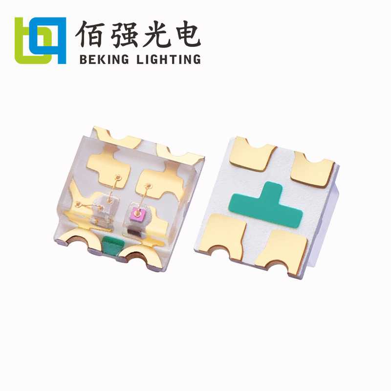 新款直销直销1615红蓝双色发光二极管低功率LED贴片灯珠高亮高光