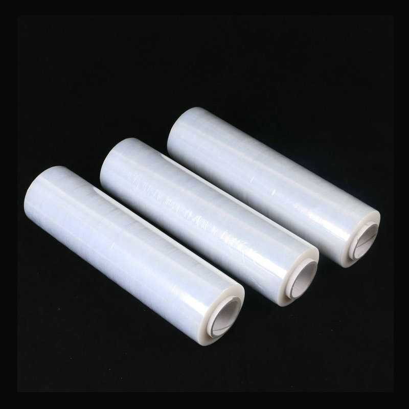 新款直销PE缠绕膜宽50cm透明塑料薄膜工业卷筒保鲜膜搬家打包装拉