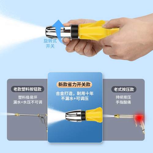 新款直销花园浇花喷头喷雾神器洗车高压花洒水枪园林家用水管套装