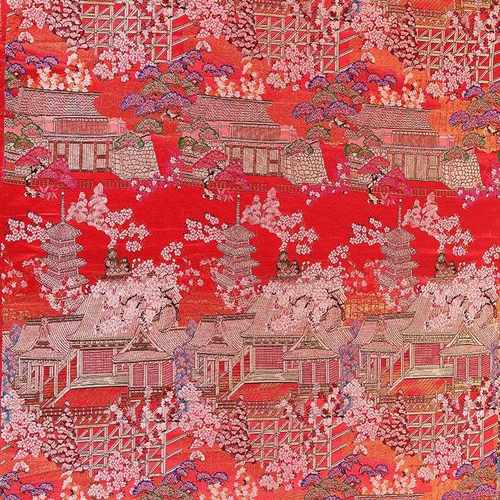 新款直销150cm新款日式和风织锦缎云锦织锦缎布料diy宝塔花中国风