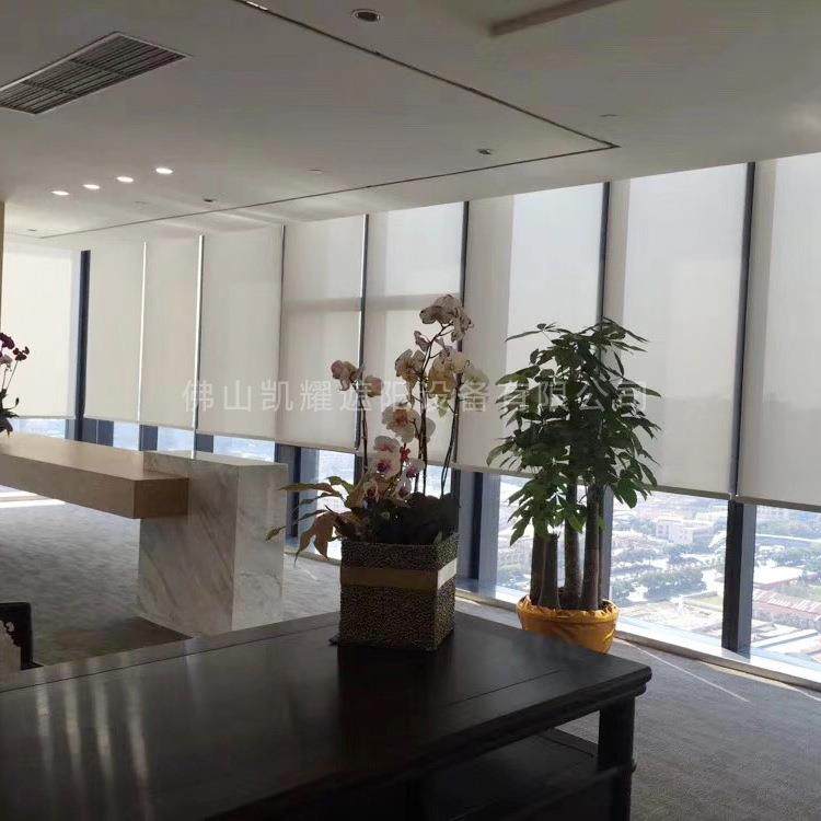 新款直销电动遮阳卷帘涂鸦APP杜亚自动升降窗帘卷拉式办公室卧室