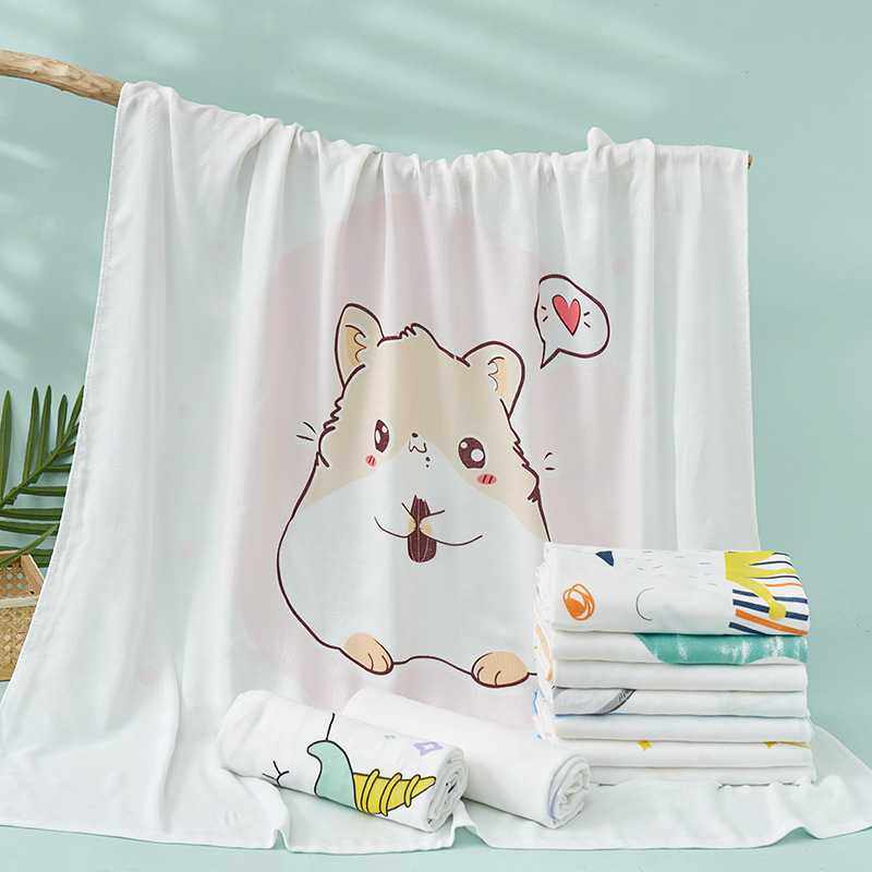 新款直销双层纱布宝宝竹棉包巾 婴儿浴巾纱布童被卡通婴幼襁褓巾,居家布艺,浴巾,淘宝优惠券,粉丝福利购,淘宝优惠卷