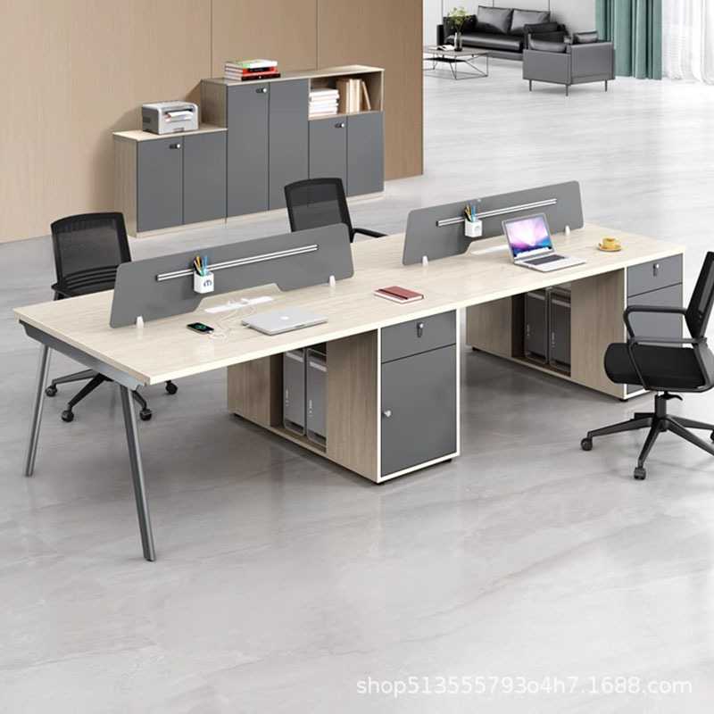 新款直销职员办公桌椅组合员工办公桌工位办公室职员桌办公家具四