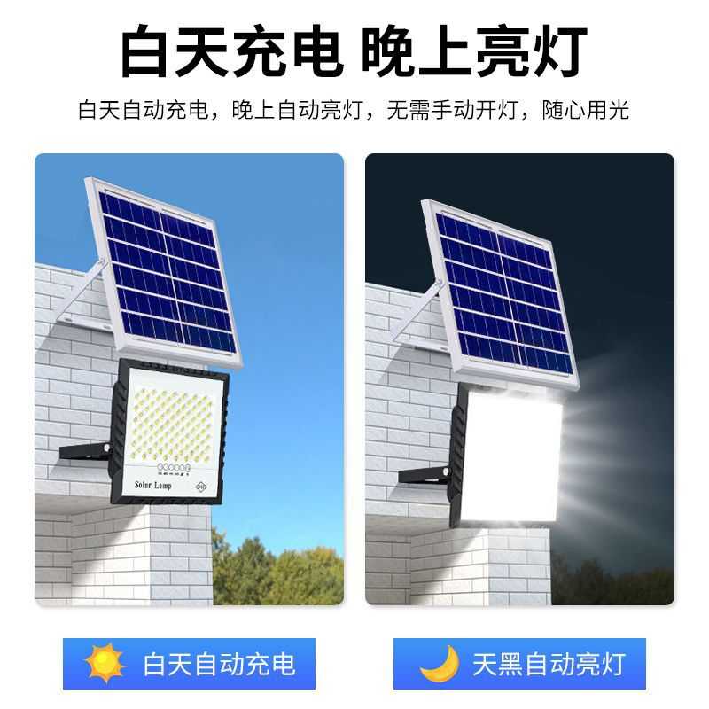 新款直销新款太阳能灯户外庭院灯满天星太阳能投光灯家用感应太阳