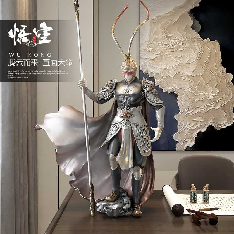 新款直销斗战胜佛齐天大圣开业乔迁礼品摆件孙悟空手办客厅玄关装