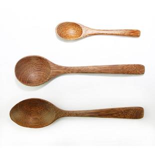 新款直销汇宝园供应鸡翅木无漆木勺子 宝宝儿童勺汤勺吃饭勺 日式