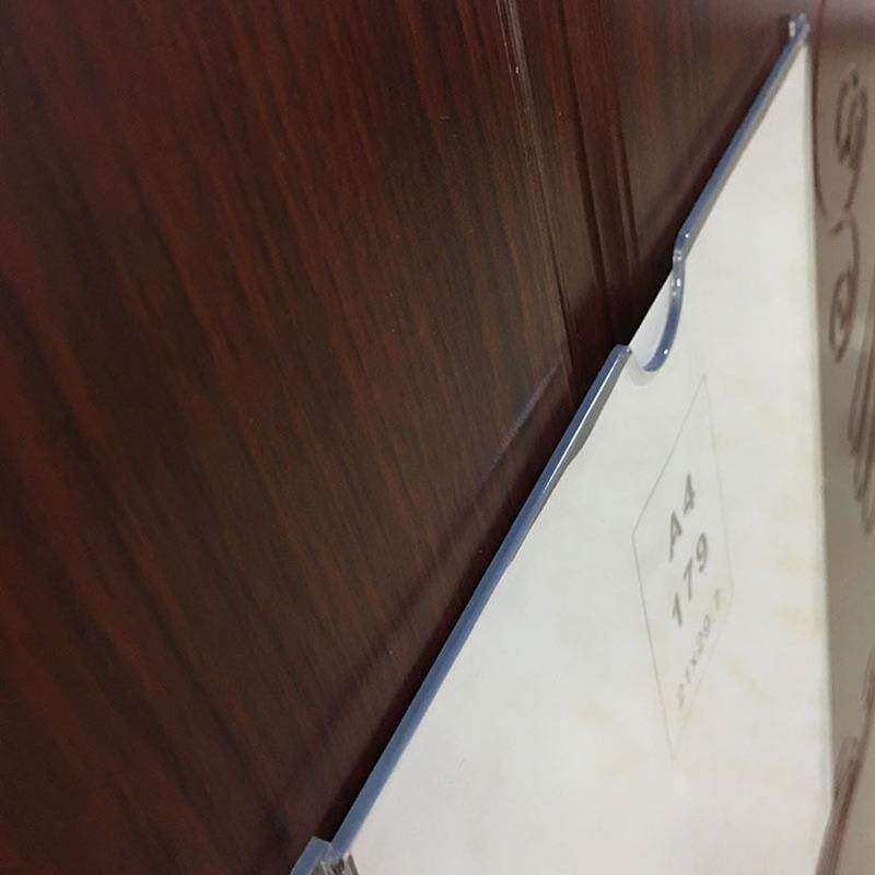 新款直销单层亚克力A4插槽卡槽职务牌岗位牌价目表展示牌透明塑料