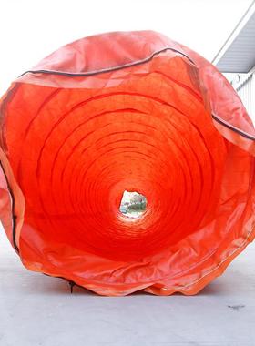 新款直销供应隧道用正压拉链风筒黄色上拉链隧道矿用正压风筒风管