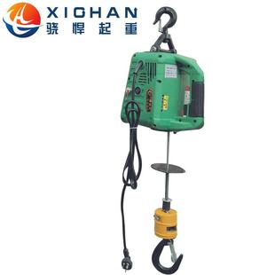 直销220V家用遥控便携式 新款 牵引葫芦微型电动小吊机提升机家用悬