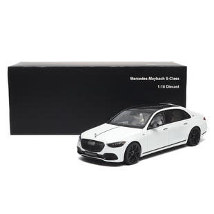 AR 1：18奔驰迈巴赫S系2021款 S680 仿真合金汽车模型收藏摆件