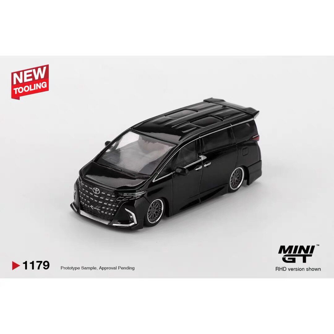 现货 MINIGT 1:64 丰田 埃尔法 威尔法 MPV 40系 车模 1179 1180