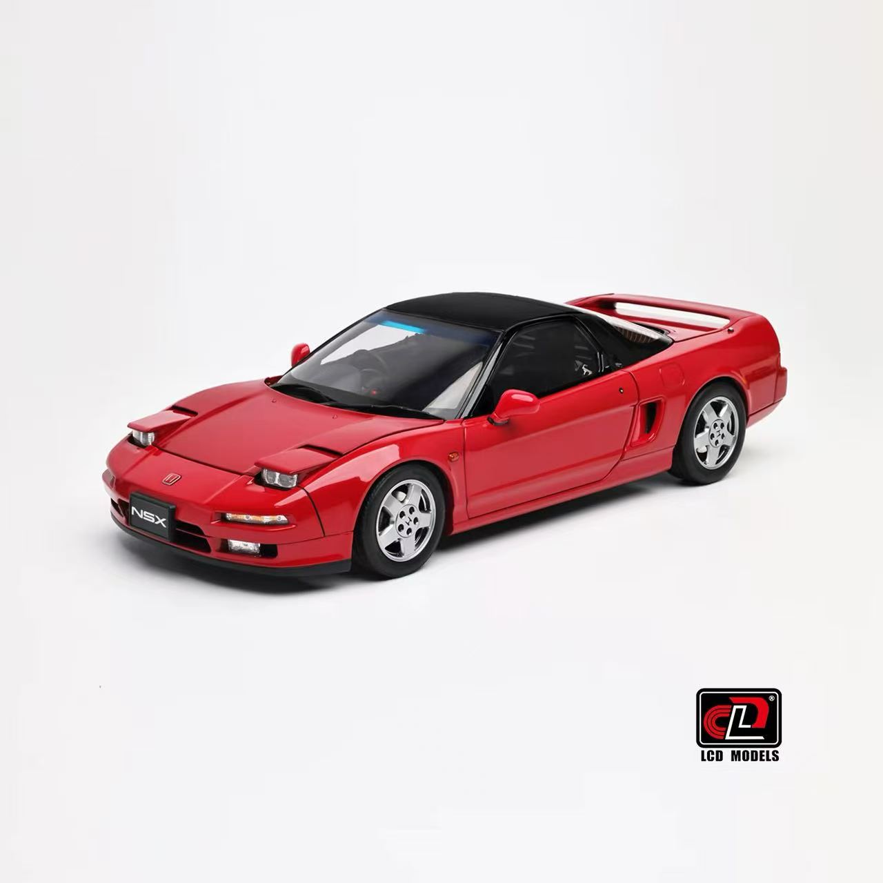 LCD原厂 1:18 本田NSX NA1 MK1第一代 国宝跑车 翻灯合金汽车模型
