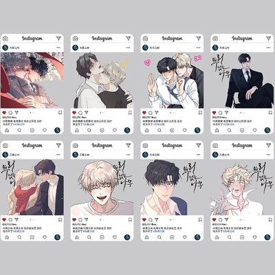 无根之树透卡不重复三寸车泰京权熙瑞高清精选周边自印透卡明信片