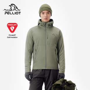 【P系列】伯希和Primaloft金标P棉服男户外轻薄防风连帽外套女