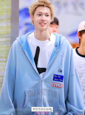 SS26 YOUNGYTKING Palyhollywood Cortis风雾霾蓝卫衣男女