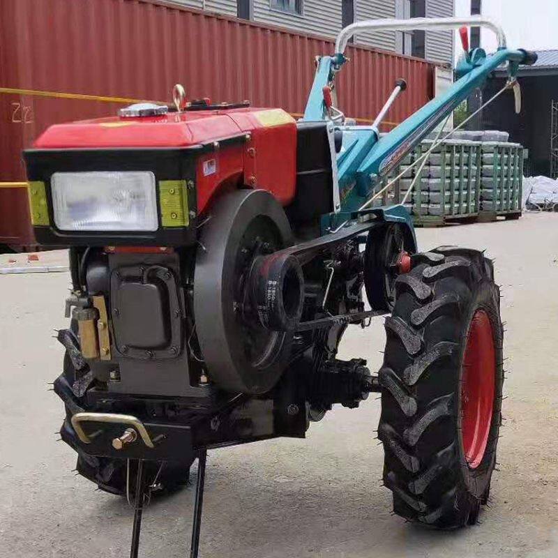 单缸两驱手扶拖拉机 荒草杀秧打草机 12马力旋耕机