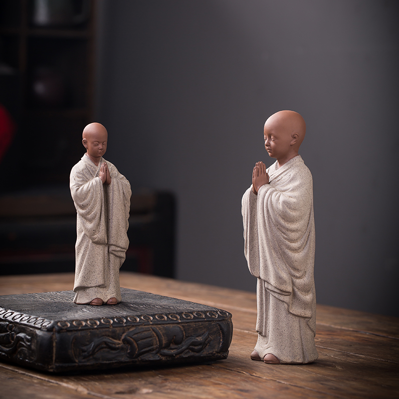 憨匠先生手工精品小和尚摆件