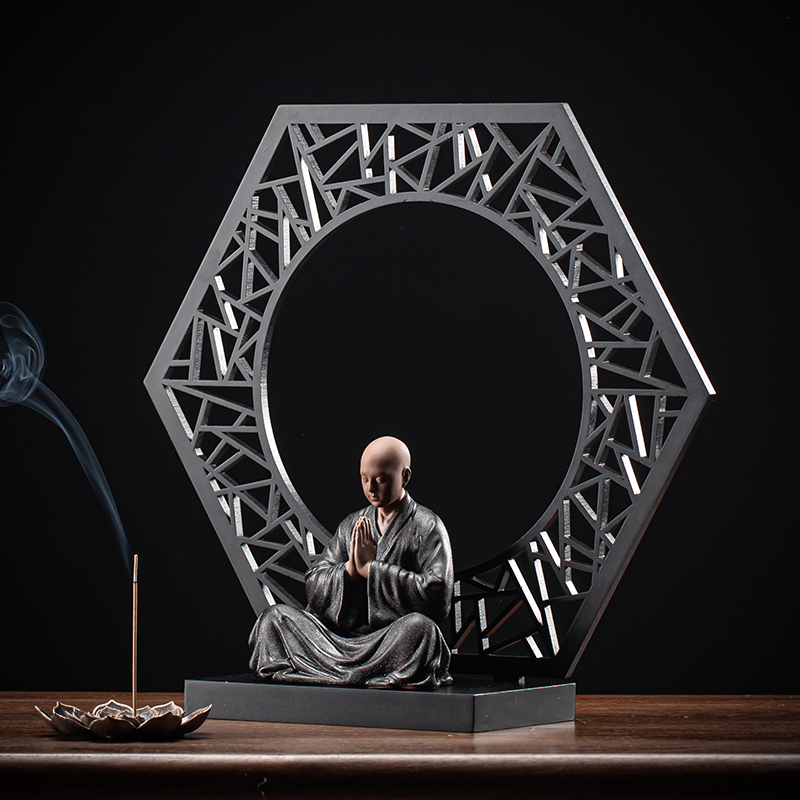 憨匠先生手工精品小和尚摆件