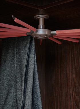 苏柏瑞(云端)顶装旋转裤架120906衣柜裤挂柜内西裤收纳五金衣帽间