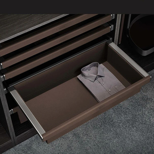 悍高BV2.0系列浅皮篮衣柜拉篮家用衣橱高雅柜内功能抽拉收纳五金
