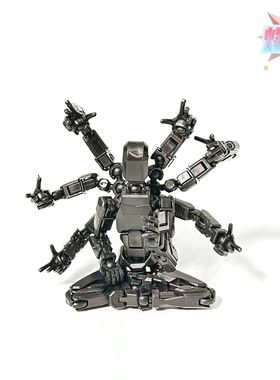 拼装5代八臂战神diy组装多关节可动人偶高级男生豪华模型立体玩具