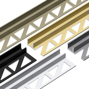 铝合金F型卡槽下沉式淋浴房浴室卫生间预埋玻璃屏风幕墙隔断f扣条