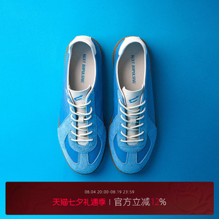 【汪苏泷同款】NEXT IMPULSIVE蓝色德训鞋男女高级感时尚休闲鞋子