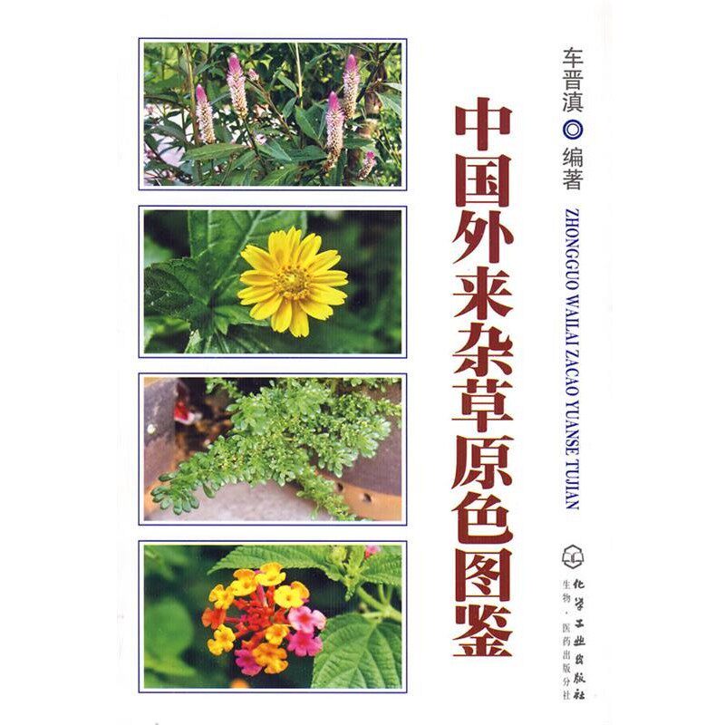 正版包邮中国外来杂草原色图鉴车晋滇化学工业出版社9787122068644