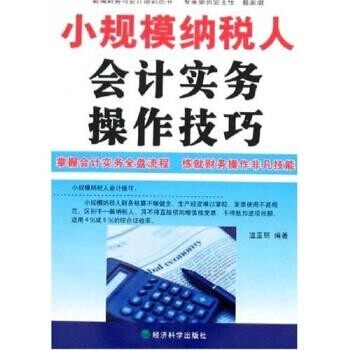 正版包邮小规模纳税人会计实务操作技巧温亚丽 著经济科学出版社9787505862234