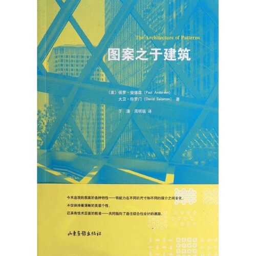正版包邮图案之于建筑保罗·安德森 (Paul Andersen)山东画报出版社9787547405949