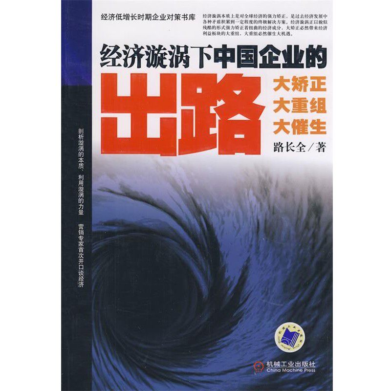 正版包邮经济漩涡下中国企业的出路路长全 著机械工业出版社9787111261445