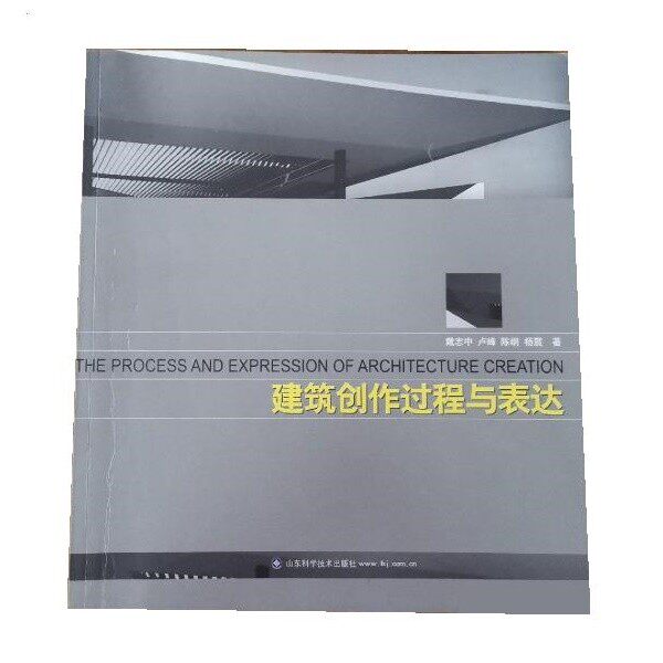 正版包邮建筑创作过程与表达戴志中,卢峰,陈纲等山东科学技术出版社9787533138486