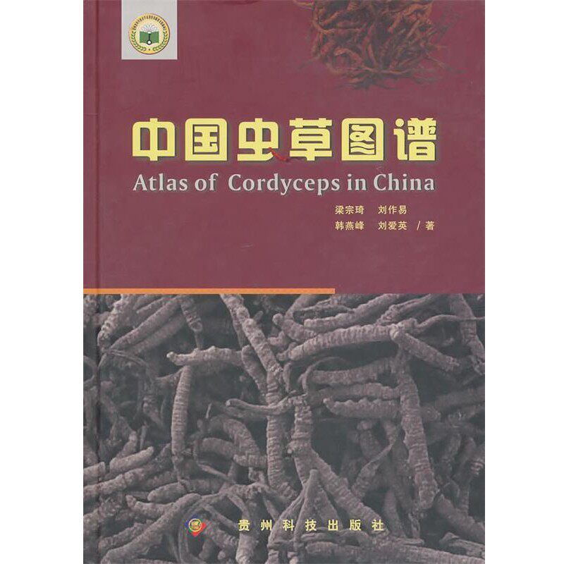 正版包邮中国虫草图谱梁宗琦　等著贵州科技出版社9787806627648