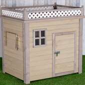 实木狗屋狗窝室内室外大型小中型犬户外放阳台空间利用率高通用