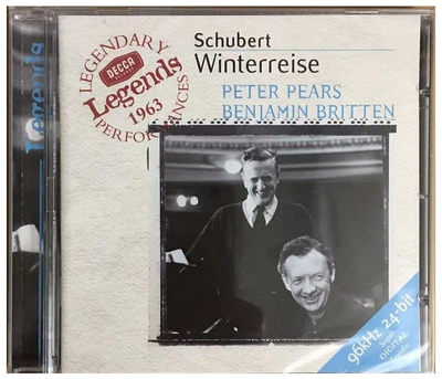 原装进口  本杰明·布里顿钢琴演奏 舒伯特：冬之旅 德版正品CD