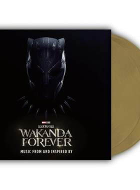 美版进口 蕾哈娜演唱 黑豹2瓦坎达万岁 电影原声带OST黑胶2LP唱片