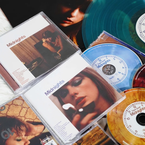 官方正版霉霉TaylorSwift泰勒斯威夫特Midnights午夜LP彩胶CD唱片