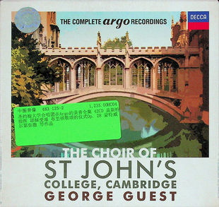 欧版 进口 古典音乐 录音全集 42CD唱片 圣约翰大学合唱团在Argo