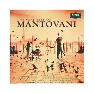 Mantovani醉人黄昏 欧版 Best 曼托瓦尼轻音乐2CD唱片 进口Very