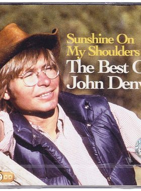 原装进口 约翰丹佛John Denver阳光照在我肩上 欧版2CD  民谣唱片